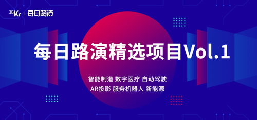 每日路演精選項目Vol.1 聚焦前沿科技，驅動未來創新